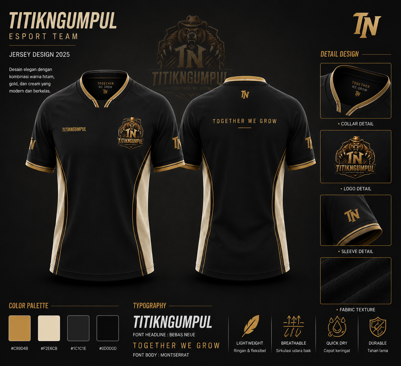 TitikNgumpul without collar jersey
